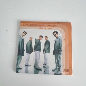 Backstreet Boys Mini Calendar 2001 Unopened. Sealed. Collectors 6”x6”